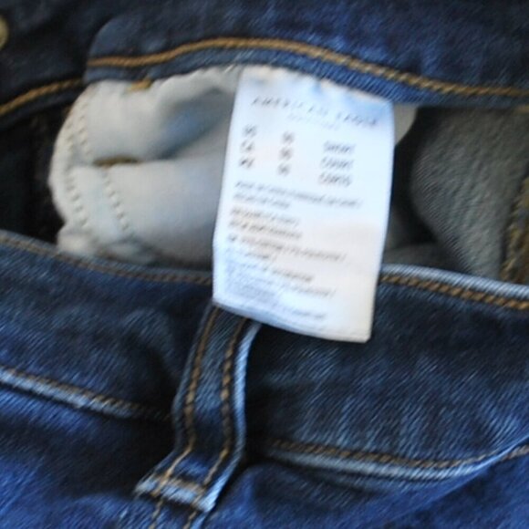 American Eagle Next Level Stretch Distressed Hi Rise Jegging Jeans Size 00 - Picture 7 of 9